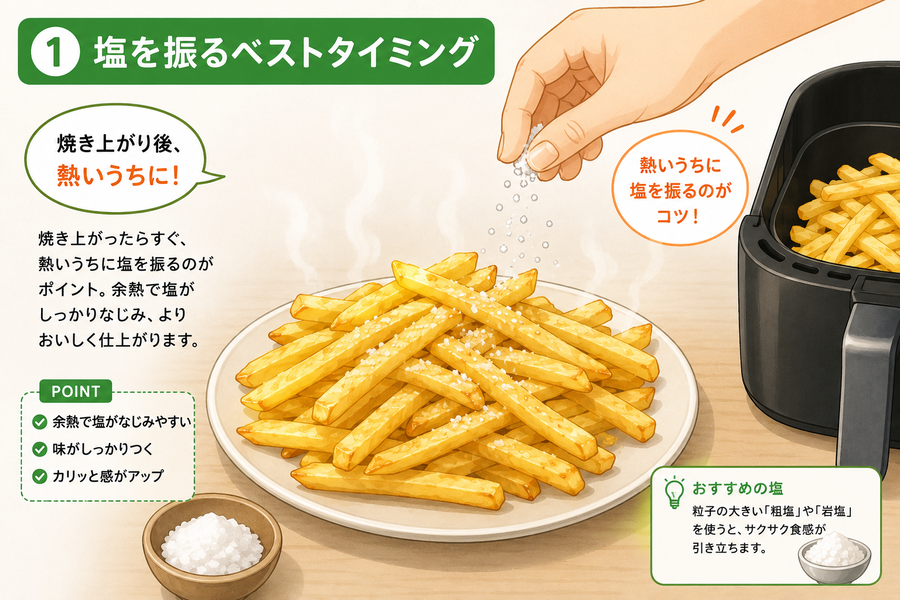 塩を振るベストタイミング